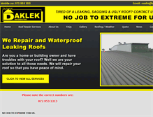 Tablet Screenshot of leaking-roof.co.za